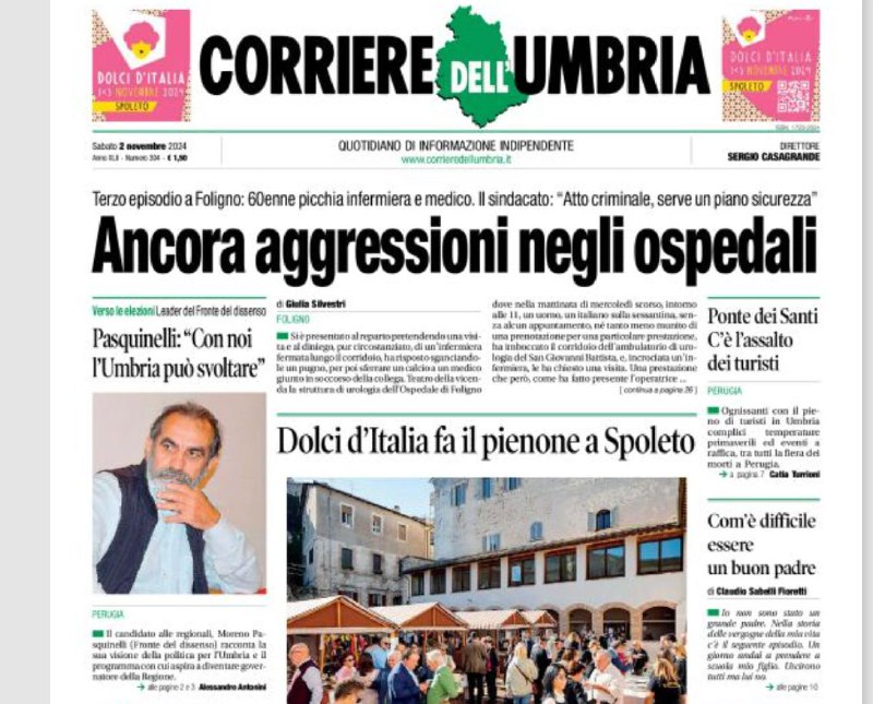 Intervista a Moreno Pasquinelli- Corriere dell'Umbria …