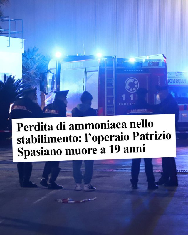 Patrizio Spasiano, 19 anni. L’ennesima vittima …