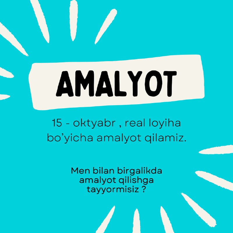 Amaliyot izlayapsizmi? ***😲***