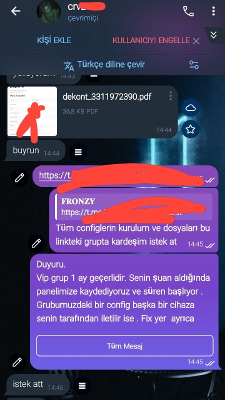 YENİ VİP ÜYESİ ODEME ALINDI