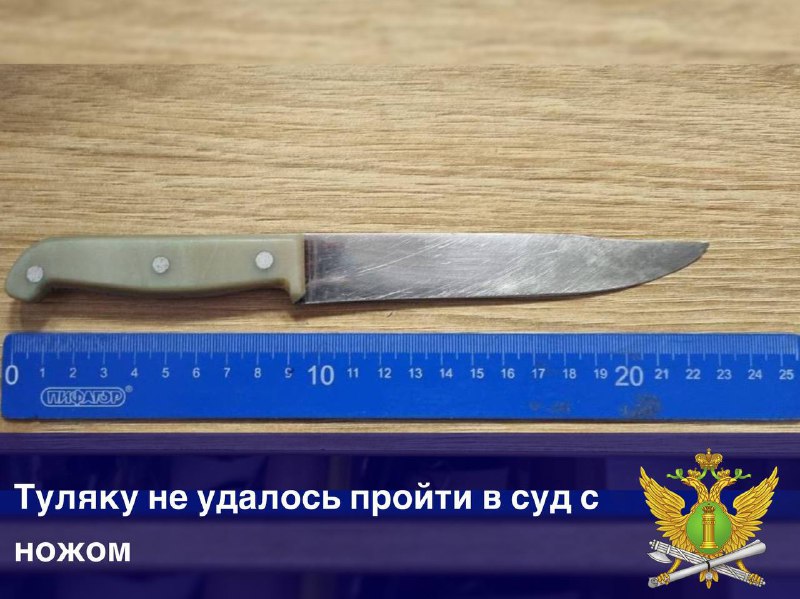 ***🔪***В Туле гражданин пытался попасть в …