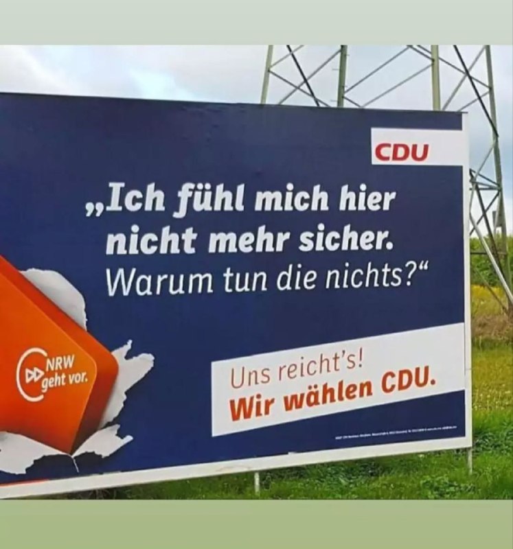 Ach die CDU mal wieder. Vor …