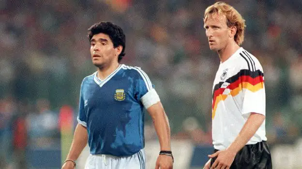 1990-yil Maradonani yig'latgan Andreas Breme bugun …