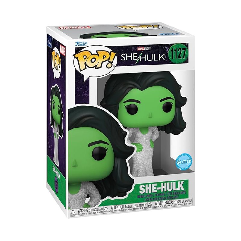 [⁣](https://m.media-amazon.com/images/I/61FvifwBPSL._SS850.jpg)***👀*** Funko Pop! Vinyl: Marvel - She-Hulk Gala- Figura in Vinile da Collezione