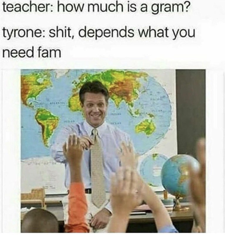 Teacher:how much is a gram?