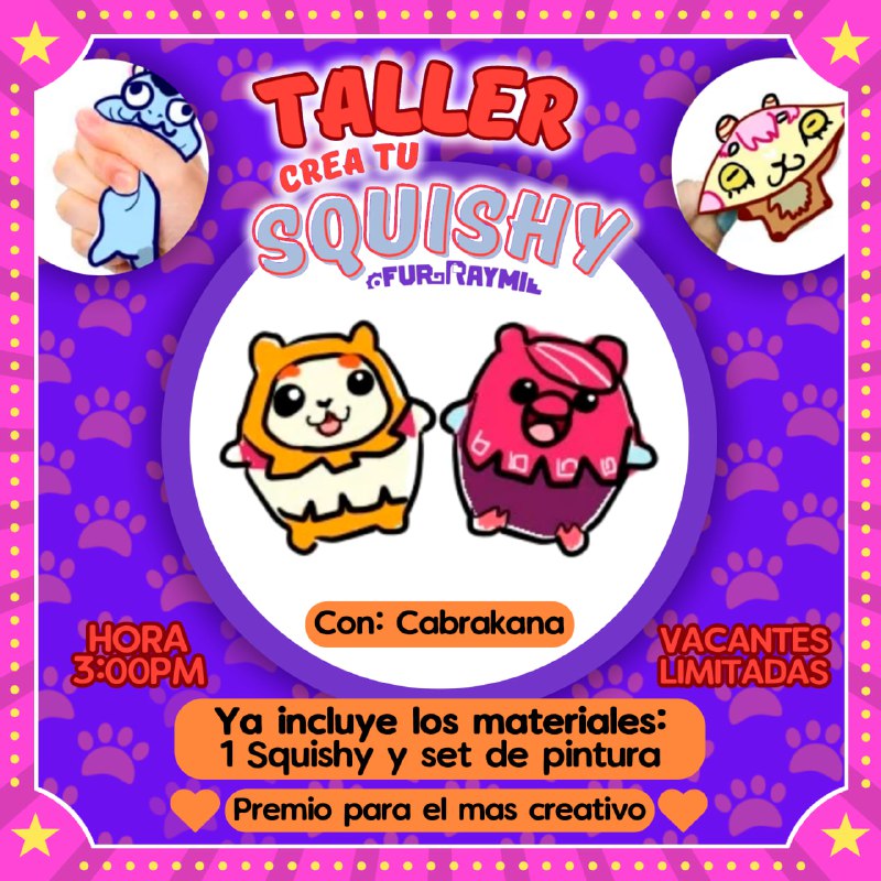 **✦ Taller: Crea tu squishy ✦**