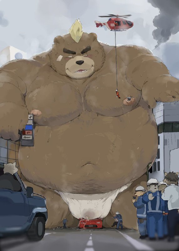 Belly furry gordos/vore/inflacion (M/M)