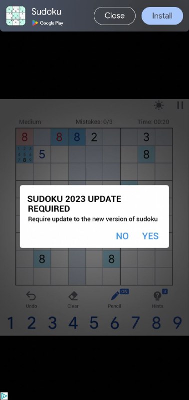 I was playing sudoku and got …