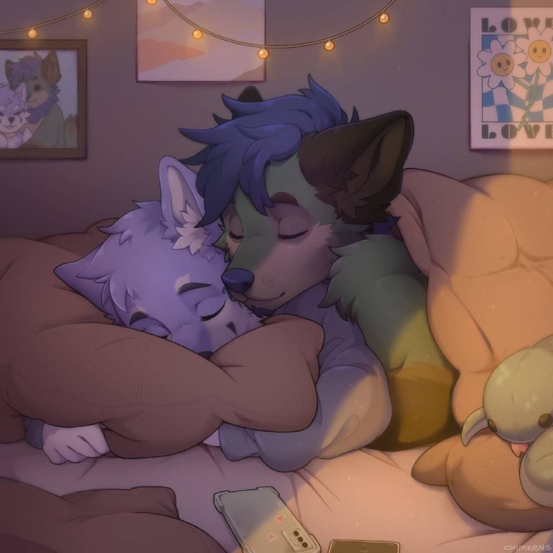 Cute SFW furry art :3