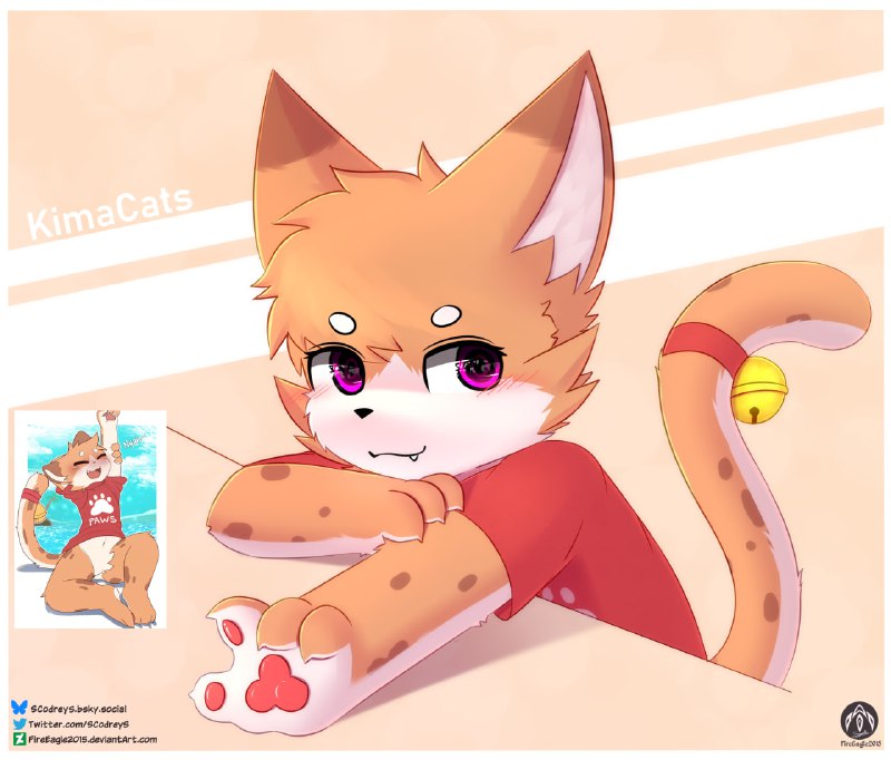 Cute SFW furry art :3