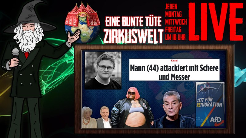 **HEUTE LIVE UM 18 UHR!**