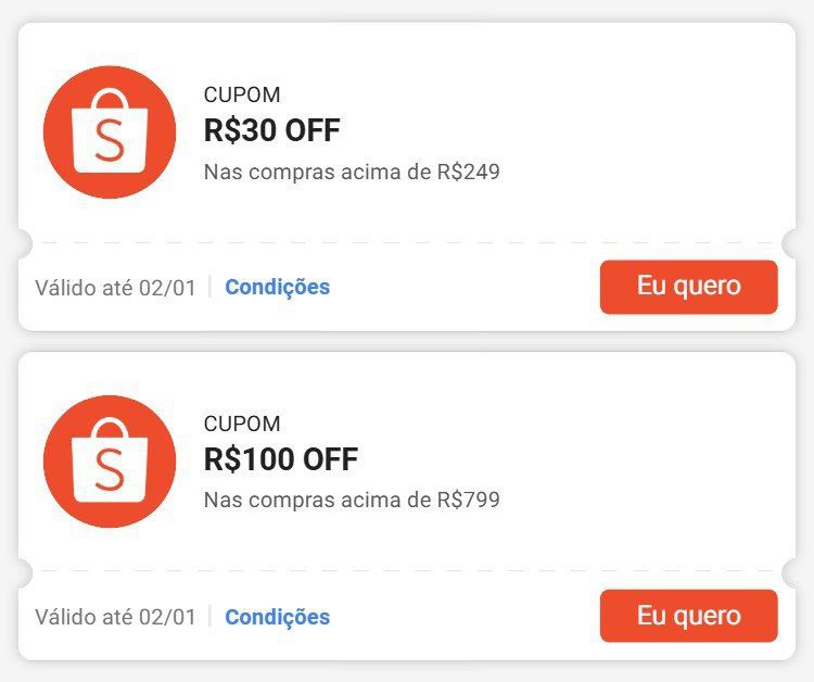 Bora resgatar os cupons da Shopee …