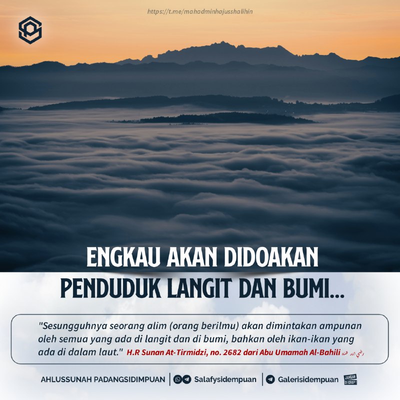 ***📚*** **ENGKAU AKAN DIDOAKAN PENDUDUK LANGIT …