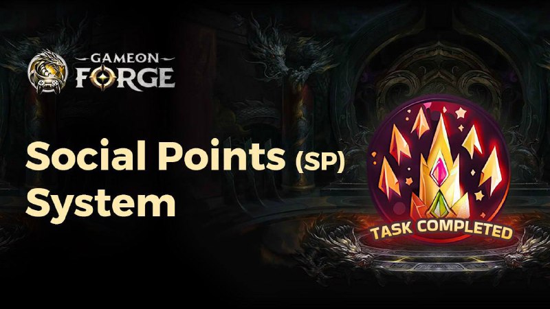 *****🔰*** Social Points on GameOn Forge**