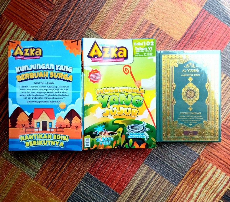 Bismillah. Jazakumullahuahsanaljaza untuk pesananya.