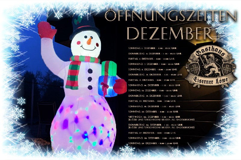 Donnerstag, 5. Dezember