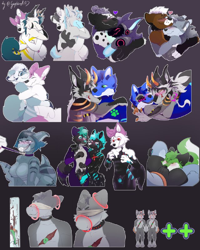 compilation of some of the stickers …