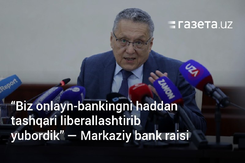 Markaziy bank raisi Mamarizo Nurmuratov onlayn …