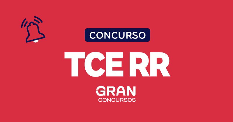 **TCE RR: inscrições ABERTAS**