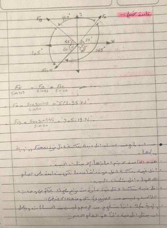 الاستاتيكا : محاضرات م. محمد الترهوني