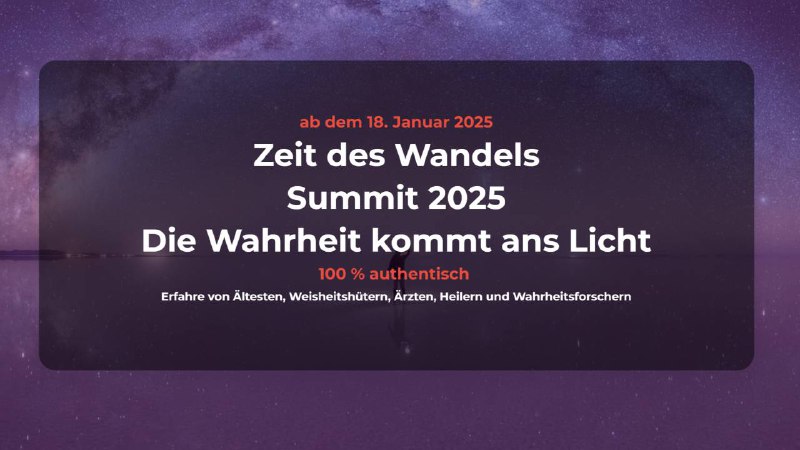 **Zeit des Wandels Summit 2025 - …