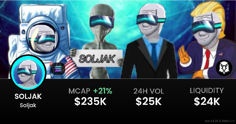 low cap found $SOLJAK on $SOL …