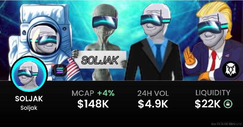 Just like predicted $SOLJAK is real …