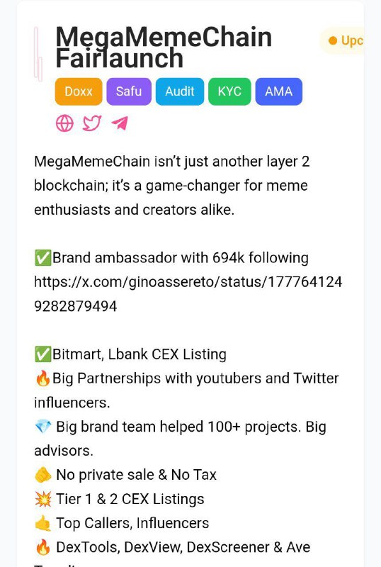 MegaMemeChain isn’t just another layer 2 …