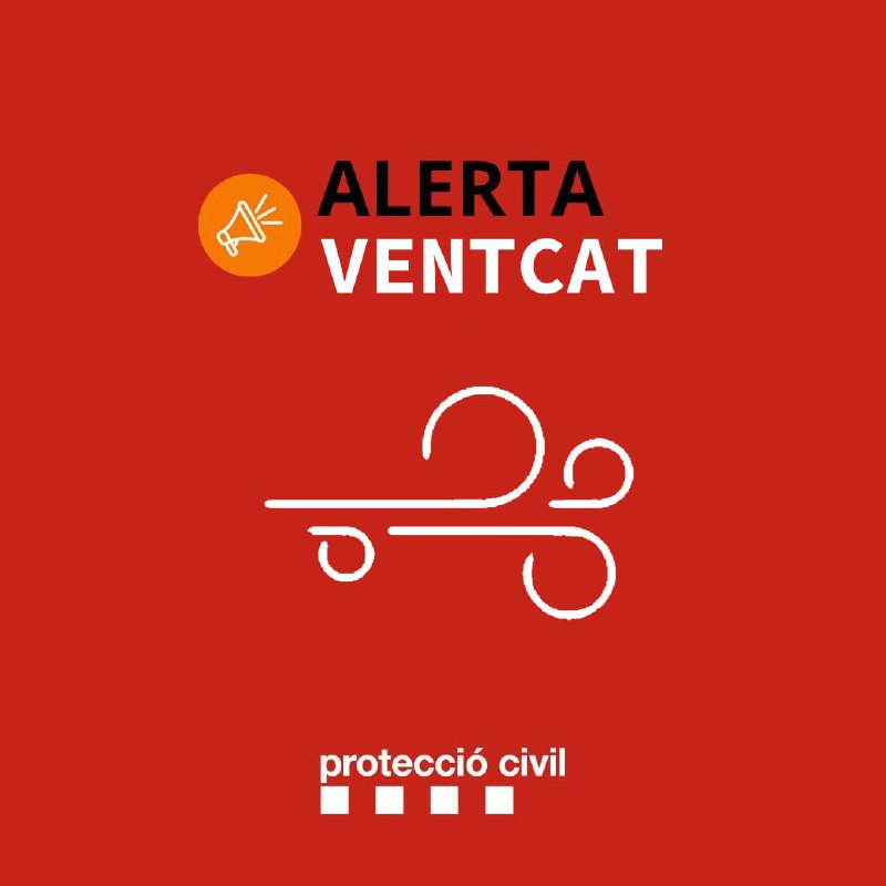 *****⚠️*** Alerta per ventades aquest dissabte.** …