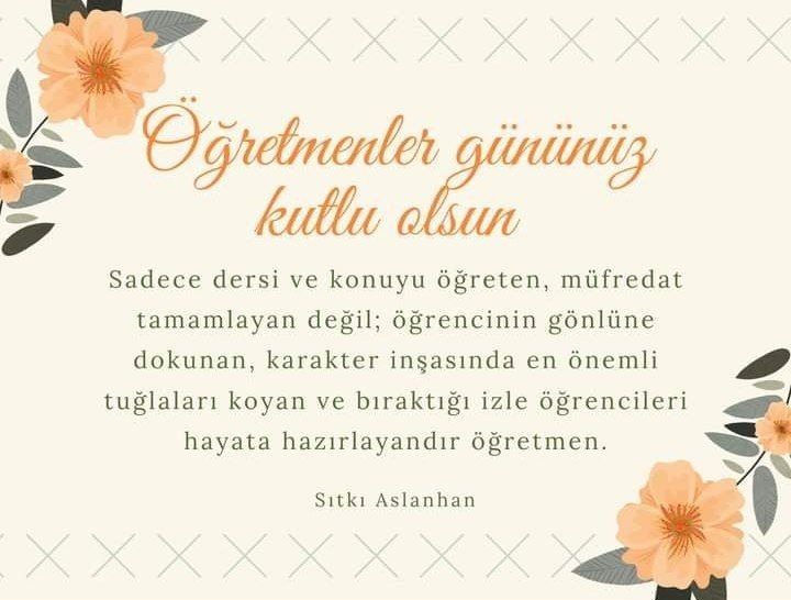 Öğretmenler gününüz kutlu olsun.***🍂******🌿******🌹******🌸******🌼******🌷******💐***