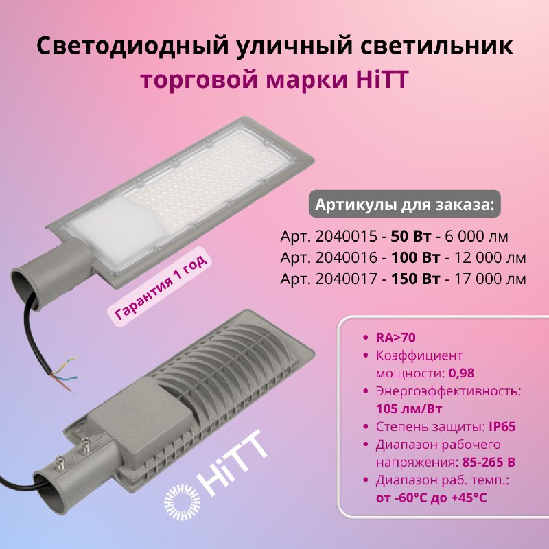 **В продажу поступила новинка ТМ HiTT …