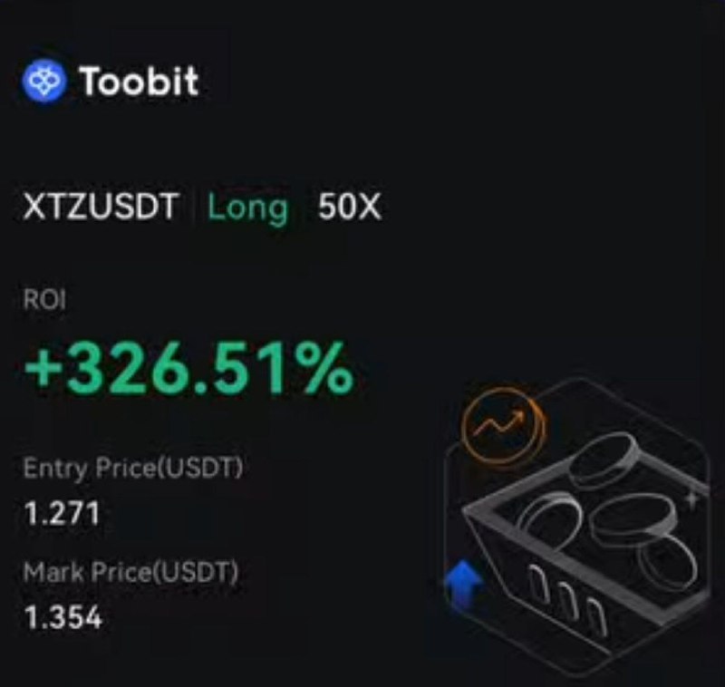 ***➡️***LONG XTZ/USDT ***⚡️*** Entry:1.273 ***☑️*** Target …