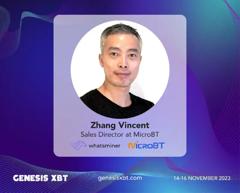 Meet Zhang Vincent at [#GenesisXBT](?q=%23GenesisXBT)