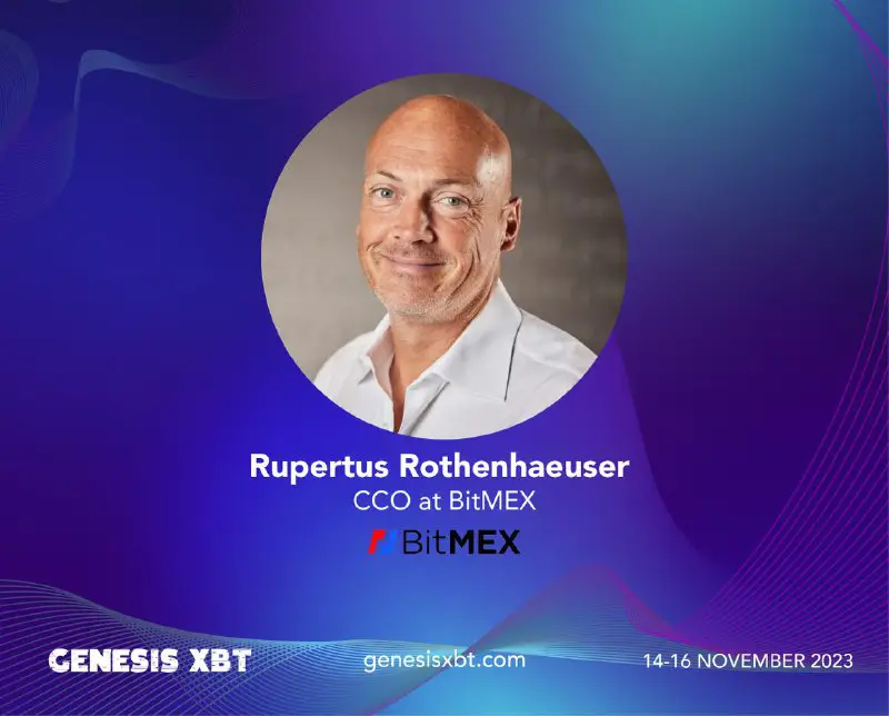 Meet Rupertus Rothenhaeuser at [#GenesisXBT](?q=%23GenesisXBT)