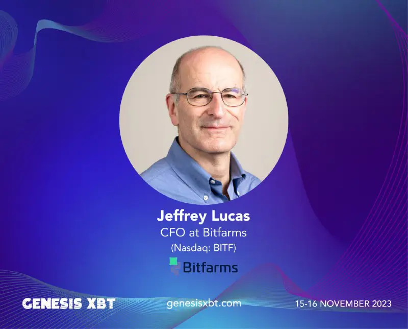 Meet Jeffrey Lucas at [#GenesisXBT](?q=%23GenesisXBT)