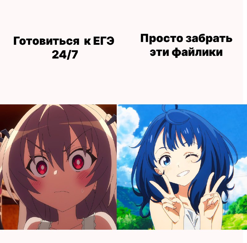 Я: игнорирую **ЕГЭ**