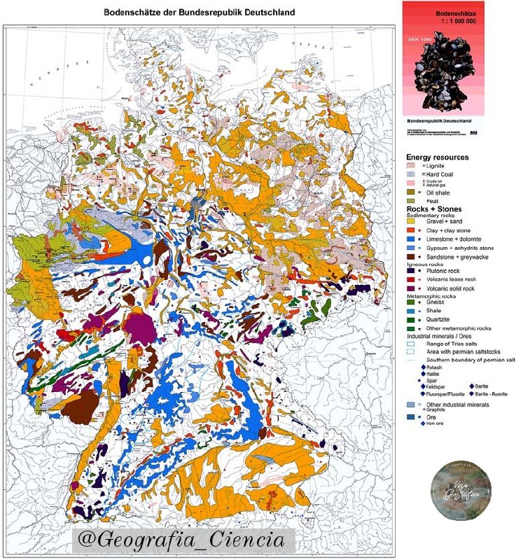 Mapa que muestra los **recursos minerales …