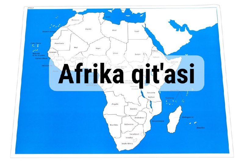 *****🌍*** Afrikadagi eng katta davlatlarning hududi …