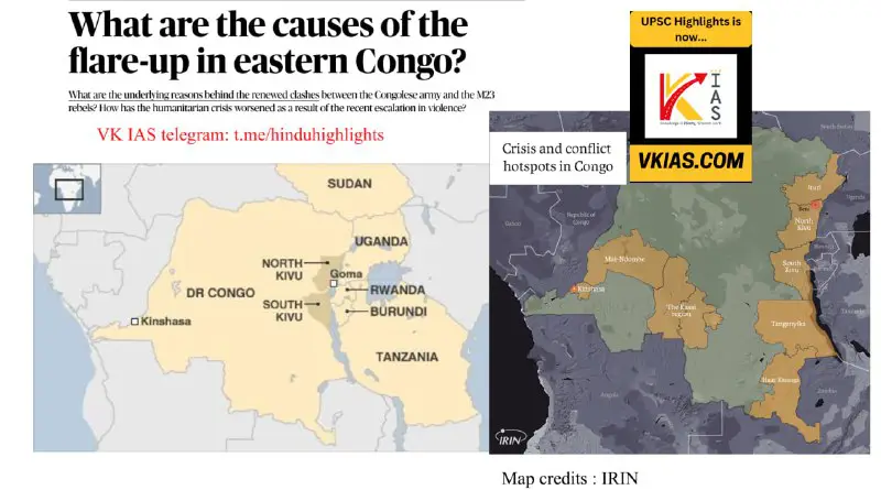 [***#Geography***](?q=%23Geography)[***#Placesinnews***](?q=%23Placesinnews)[***#IR***](?q=%23IR) ******✅***Eastern Congo crisis- Rwandan Genocide-current …