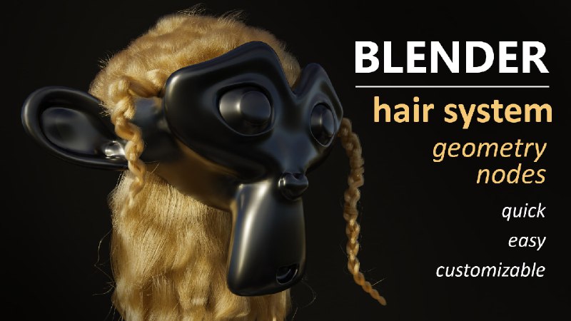 Blender - Hair System Geometry Nodes …