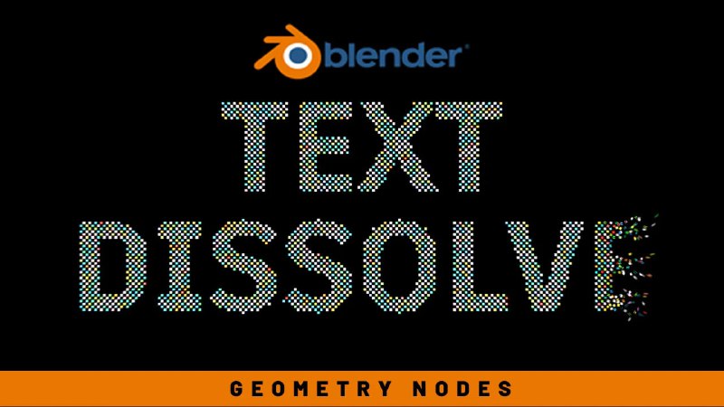 Text Dissolve Blender by krmtrkgl