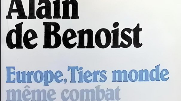 Alain de Benoist propone una «tercera …