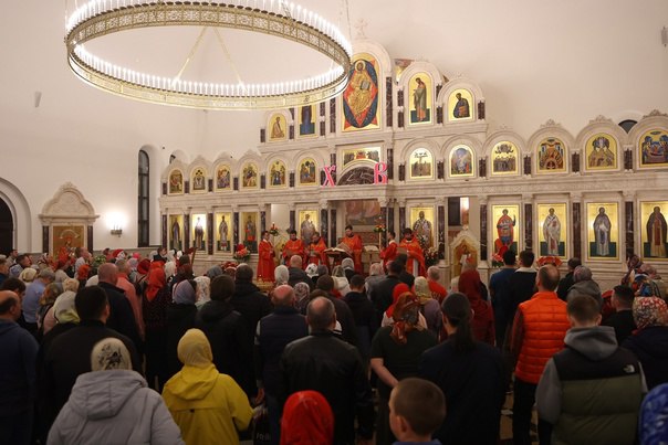 **Пасха Христова в Георгиевском храме пос. Жилино**