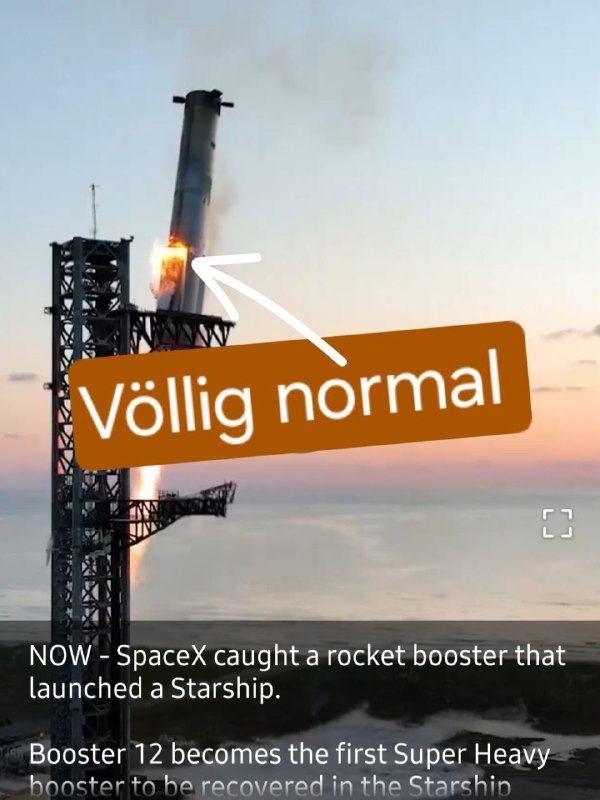 **Raketenstart**