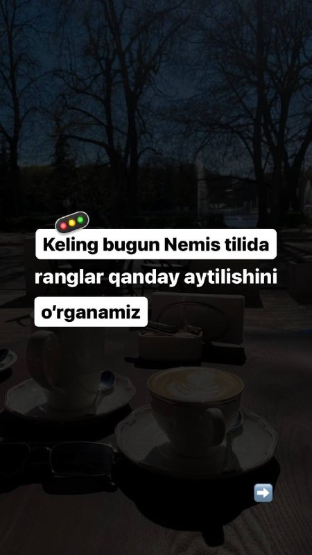 Bugun sizlar bilan Nemis tilida ranglar …