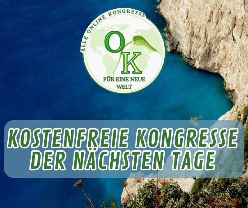 ***❗️*****Kostenfreie Gesundheitskongresse der nächsten Zeit**: