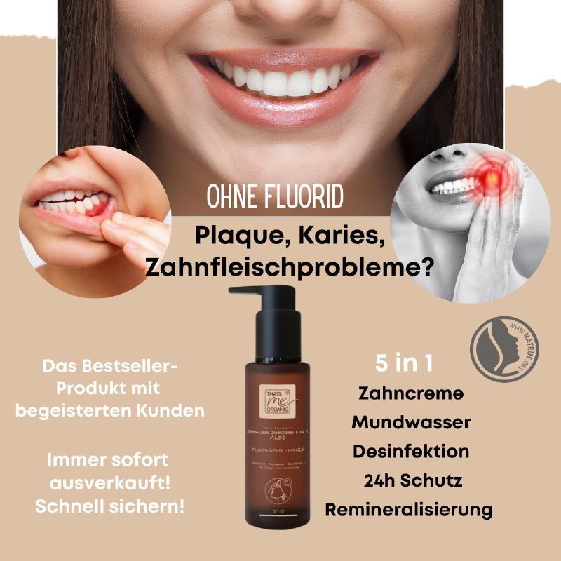 [**Hat ThatsMe die beste Bio-Zahncreme entwickelt?**](https://thatsme.organic/products/bio-zahncreme-zahn-liebe-5-in-1?utm_source=selecdoo&amp;utm_medium=affiliate&amp;utm_campaign=bb130375&amp;a_aid=bb130375&amp;a_cid=f648a05a)