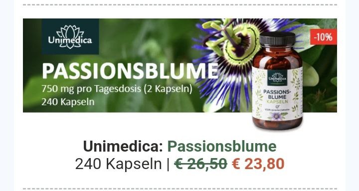 **Natürlich entspannt mit Passionsblume?**