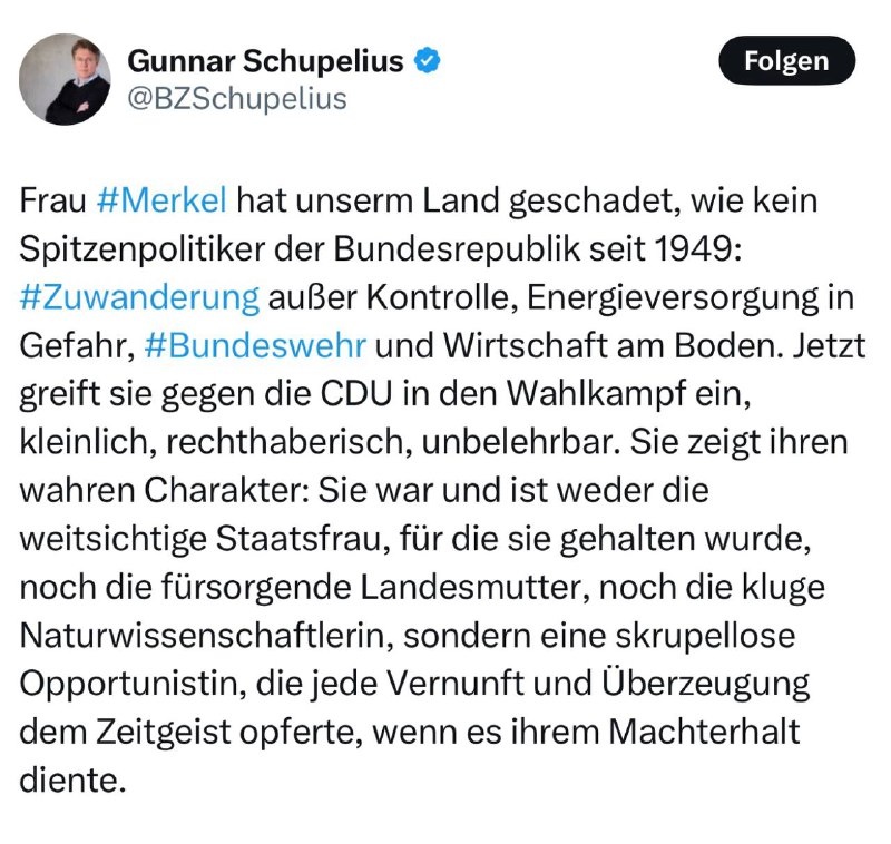 Das musste einmal gesagt werden. BZ-Kolumnist …