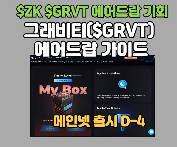 *****✅***** **GRVT 메인넷 런칭 예정** D-4***💡***